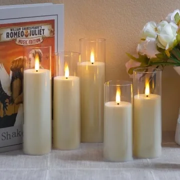 Yeelida Flameless Candles with Remote & Timer - Elegance Redefined