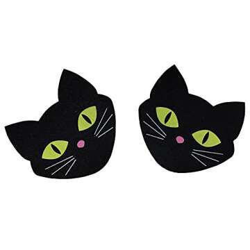 JESWELL Nipple Covers Disposable Pasties Breast Petals for Women Lingerie (Colletion-A 10 Pairs)