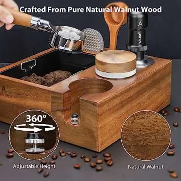 Espresso Knock Box Tamping Station for 51-54mm Accessories