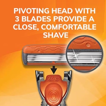 BIC Comfort 3 Razors for Men – Smooth Shaving Experience