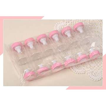 Charming Pink Baby Bottle Shower Favors - Pack of 24