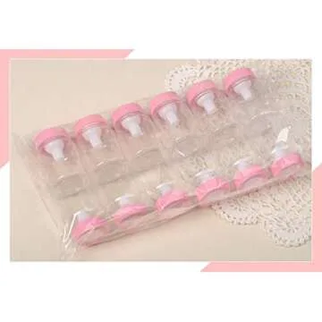 Charming Pink Baby Bottle Shower Favors - Pack of 24