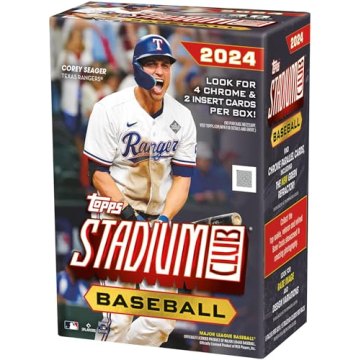 Topps 2024 Stadium Club Baseball Factory Sealed Value Box - Baseball Wax Packs