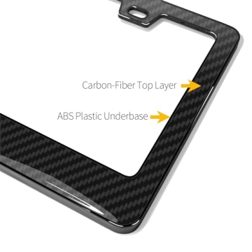 Carbon Fiber License Plate Frame for Camaro ZL1-1LE | iPick Image