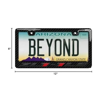 Carbon Fiber License Plate Frame for Camaro ZL1-1LE | iPick Image
