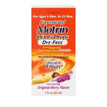 Motrin Infants' Oral Suspension Liquid Drops for Teething Relief
