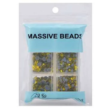 4000pcs Hot Fix Rhinestones for DIY Crafts and Cheer