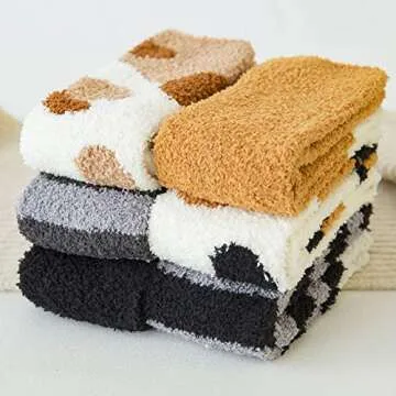 Ultra Soft Women's Fuzzy Socks - Perfect Winter Warmth