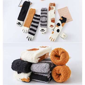 Ultra Soft Women's Fuzzy Socks - Perfect Winter Warmth