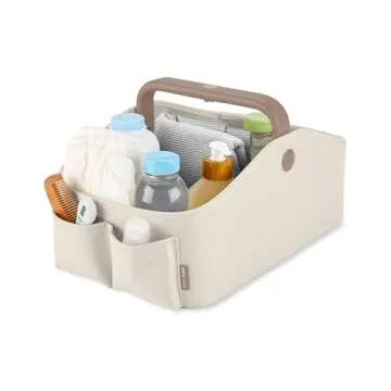 Skip Hop Diaper Caddy Organizer with Touch Light - Beige