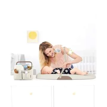 Skip Hop Diaper Caddy Organizer with Touch Light - Beige
