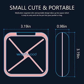 Portable Medicine Organizer for Easy Travel and Access