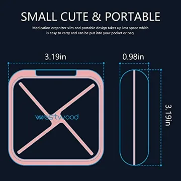 Portable Medicine Organizer for Easy Travel and Access