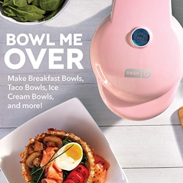 DASH Waffle Bowl Maker for Sweet & Savory Treats