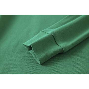 Winging Day Little Kids Girls Boys Soft Comfy Cotton Thermal Underwear Solid Color Green Sleepwear Pajamas Pjs 2pcs Set size 6