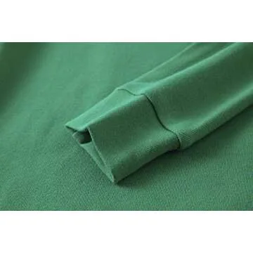 Winging Day Little Kids Girls Boys Soft Comfy Cotton Thermal Underwear Solid Color Green Sleepwear Pajamas Pjs 2pcs Set size 6