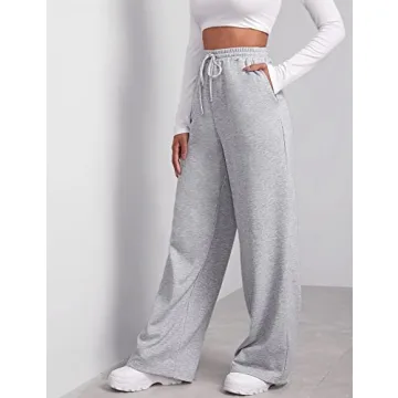 FACDIBY Women's Wide Leg Sweatpants Comfortable Style