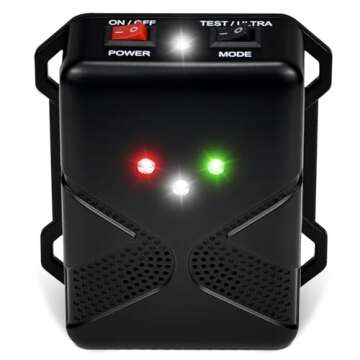 Loraffe Ultrasonic Rodent Repellent | Effective Vehicle and Home Protection Device