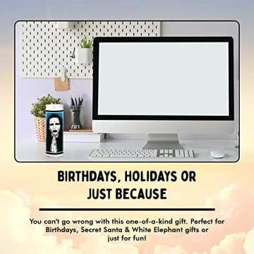 Marilyn Celebrity Prayer Candle - Saint Candle - 8 inch Glass Prayer Culture Votive - Handmade in USA - Funny Celeb Rock Death Metal Goth Gift