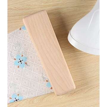Wooden Tailors Clapper for Perfect Seams and Edges