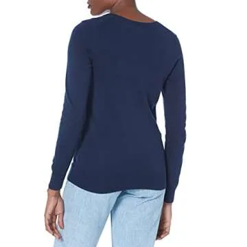 Amazon Essentials Women's Classic-Fit V-Neck Sweater