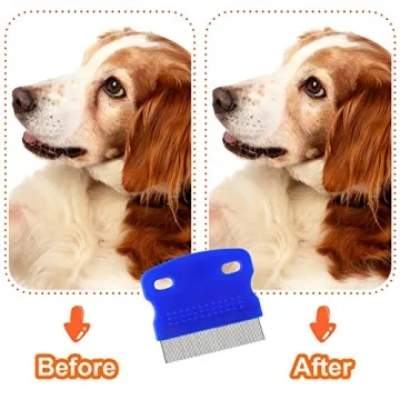 GUBCUB Pets Grooming Comb Kit for Small Dogs and Puppies