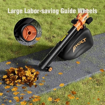 AIVOLT Cordless Leaf Blower Vacuum 3-in-1 Tool Efficiency