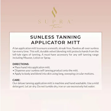 Supra Tan Self Tanning Mitt for Streak-Free Bronze Glow