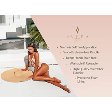 Supra Tan Self Tanning Mitt for Streak-Free Bronze Glow