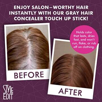 Style Edit Root Touch Up Stick - Instant Gray Concealer
