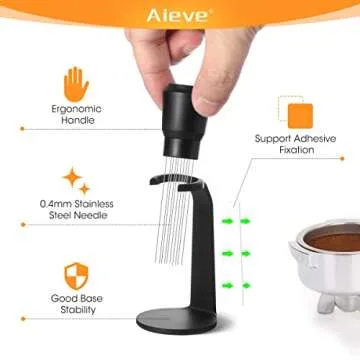 Aieve WDT Tool Espresso for Superior Coffee Distribution