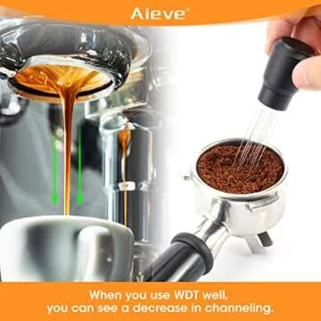 Aieve WDT Tool Espresso for Superior Coffee Distribution