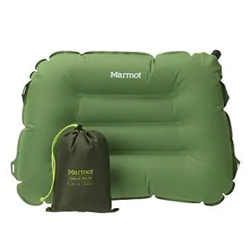 Marmot Unisex Inflatable Pillow, Green Lichen, One Size