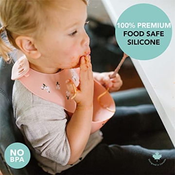 Loulou Lollipop Silicone Feeding Bib for Babies 3-36 Months