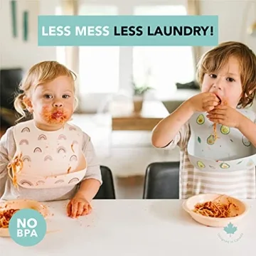 Loulou Lollipop Silicone Feeding Bib for Babies 3-36 Months