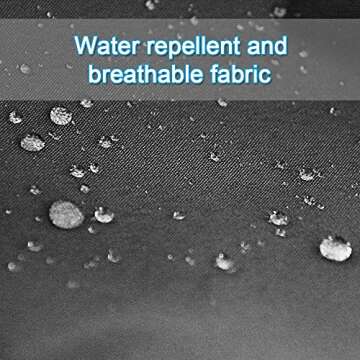 Boat Cover, Heavy Duty 600D Polyester Oxford Canvas Trailerable Boat Cover with Nylon Rope Fits V-Hu...