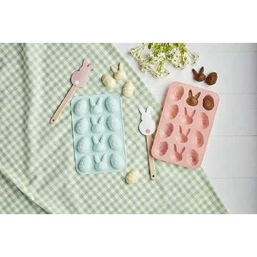 Mud Pie Pink Silicone Mold Set for Easter Treats