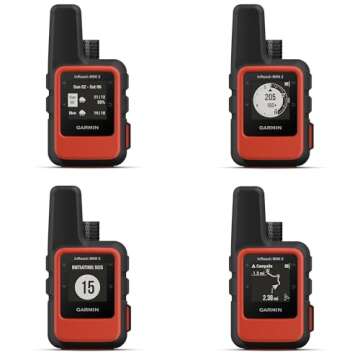 Garmin inReach Mini 2 Satellite Communicator, Lightweight Compact Rugged Design, Portable GPS Handhe...