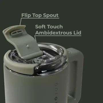 HydroJug 20 oz Ceramic-Lined Leak-Resistant Travel Mug