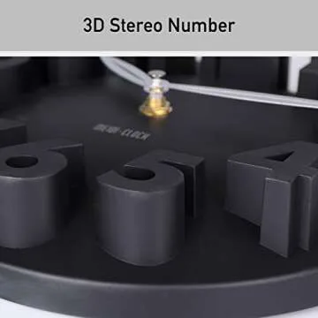 Stylish Mickey Mouse 3D Wall Clock for Home Decor