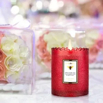 Z-LUYUJIN Rose Vanilla Candle - Perfect Gift for All Occasions