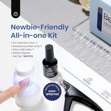 Beetles Gel Nail Kit for Easy DIY Nail Extensions