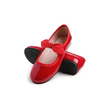 FEVERSOLE Girls Mary Jane Shoes Fashionable and Comfy