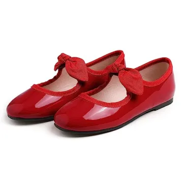 FEVERSOLE Girls Mary Jane Shoes Fashionable and Comfy