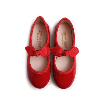 FEVERSOLE Girls Mary Jane Shoes Fashionable and Comfy