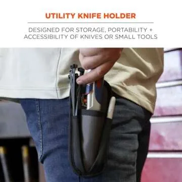 Ergodyne Arsenal 5567 Utility Knife Holder - Gray, Durable & Versatile