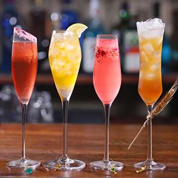 Wine Glass Charms Wine Charms for Stem Glasses Wine Glass Markers Wine Glass Identifier Charms Drink Charms Wine Glass Tags for Christmas Wine Party Decorations Summer Beach Themed Set of 18