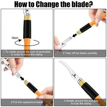 Mini Hand Saw Model Tools Modelling Knife Hobby DIY Craft Razor Saw Hacksaw Tool Kit with 9 Pieces Craft Blades for Plastic Models Tight Spaces Precise Cuts