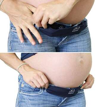 Comfortable Bump Band Pregnancy Pants Extender for Women