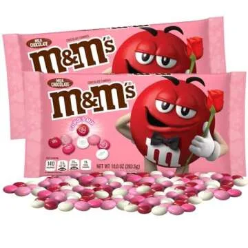 Needzo Milk Chocolate Valentine's Themed Treats, Cupids Mix Shareable Sized Bags for Holiday Candy B...